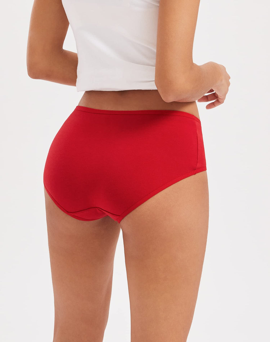 INNERSY Womens Underwear Cotton Hipster Panties Regular & Plus Size 6-Pack Jansha Store
