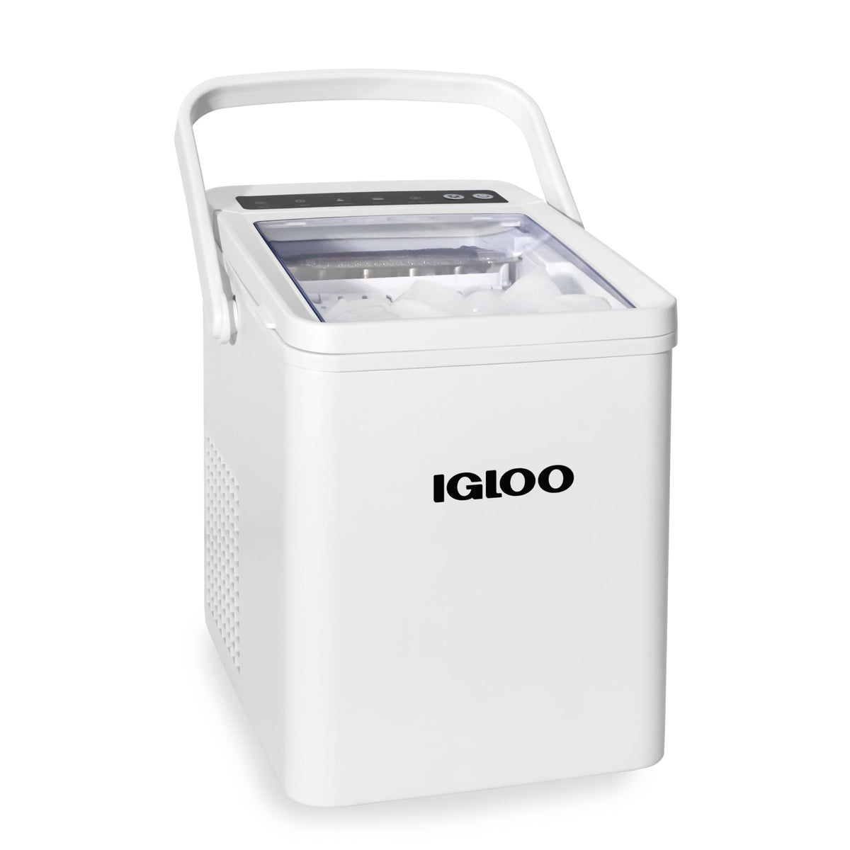 Igloo Portable Ice Maker with Scoop - Ice Maker with LED Control Panel & 1.5 Quart Water Tank - Stainless Ice Cube Maker Produces 26 Lbs. of Ice in 24 Hours with 9 Large or Small Cubes in 7 Minutes Jansha Store