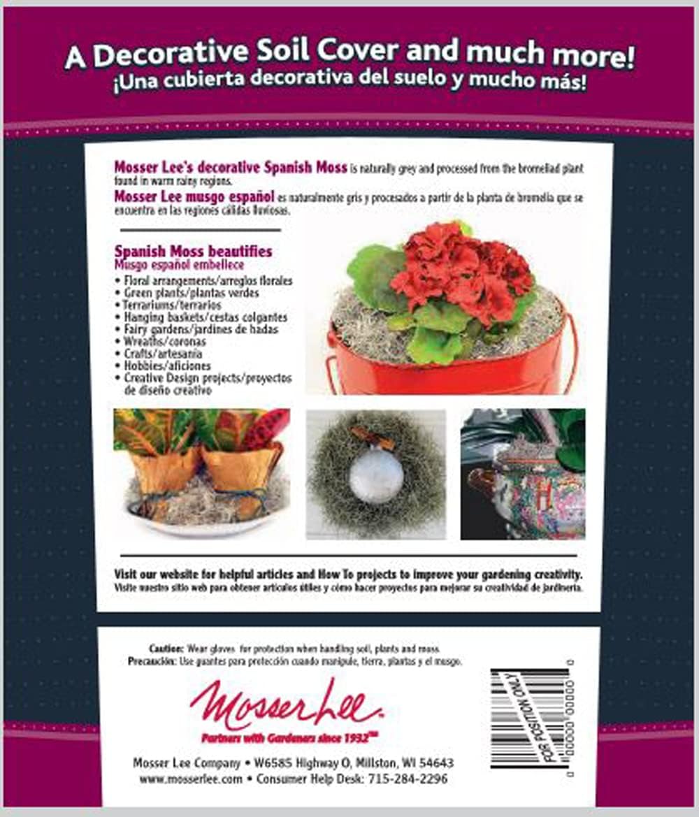 Mosser Lee ML0560 Spanish Moss, 250 Cubic Inches Jansha Store