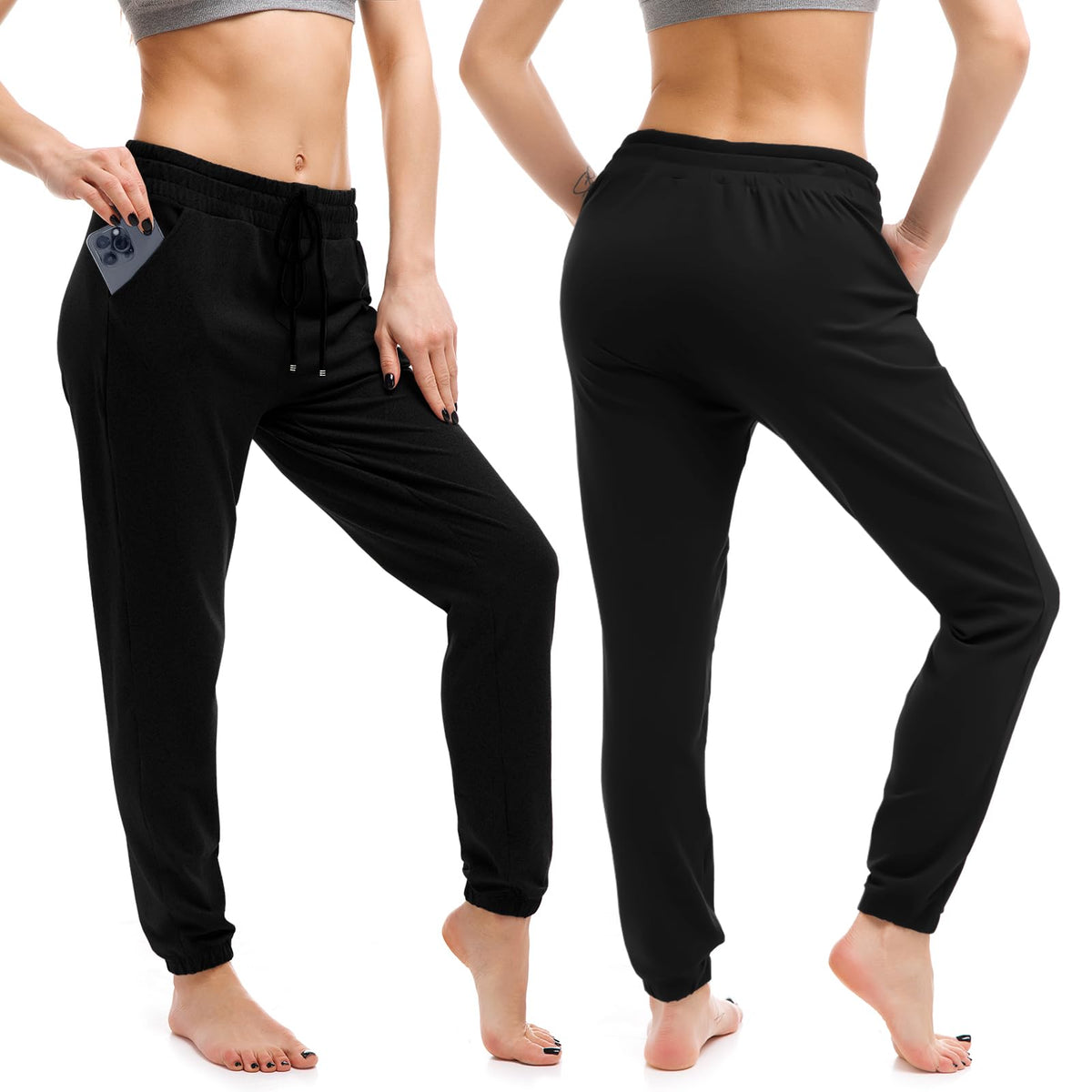 Walifrey Joggers with Pockets, Drawstring Sweatpants Women Jansha Store