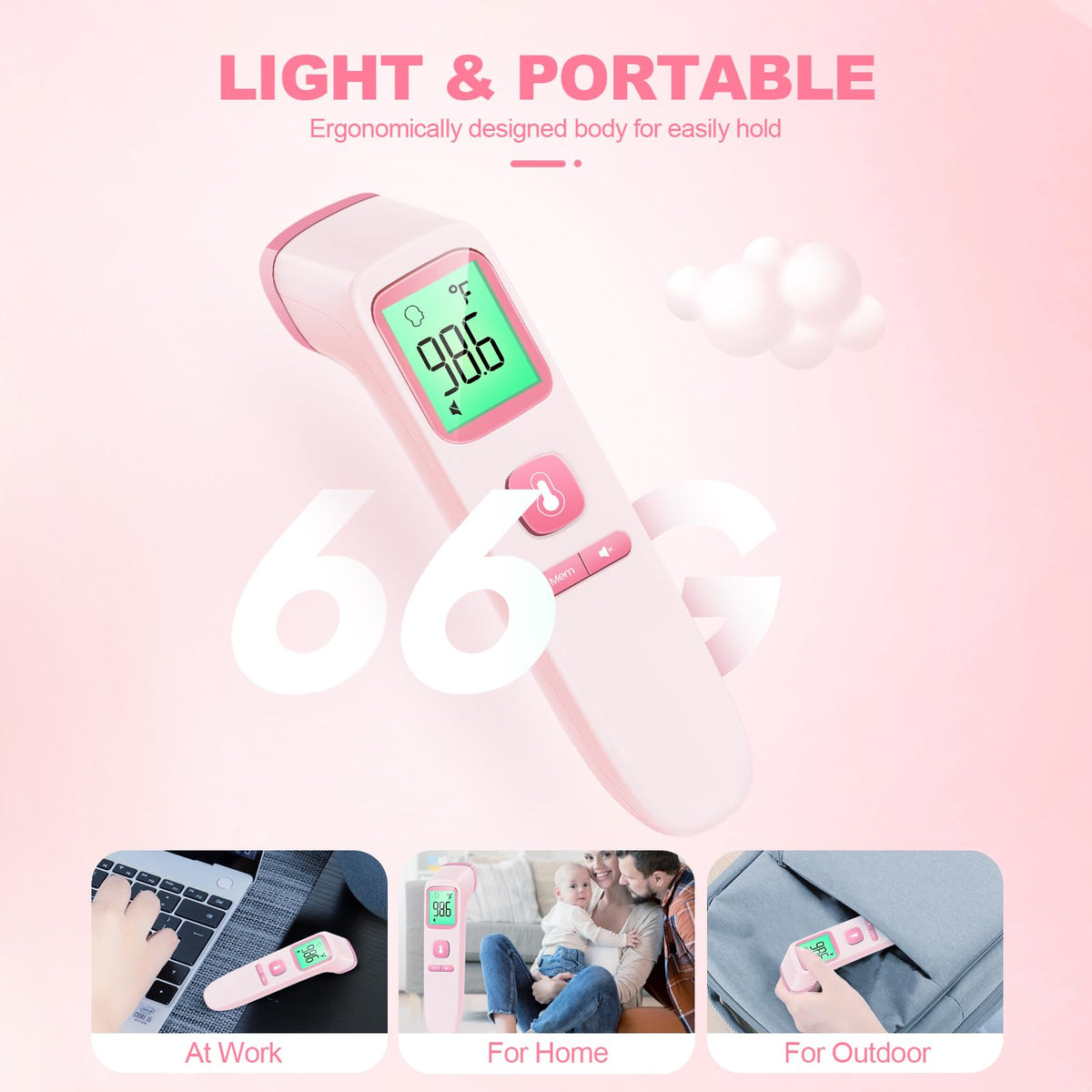 Goodbaby No-Touch Thermometer for Adults and Kid, Accurate Baby Thermometer Jansha Store