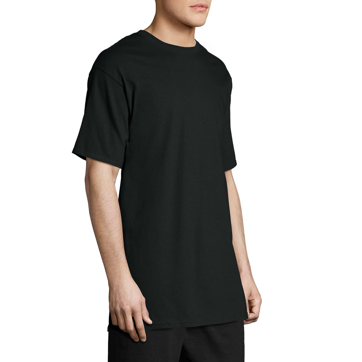 Hanes Men's Beefy-T T-Shirt, Heavyweight Cotton T-Shirts for Men, 1 or 2 Pack, Men's Tees (Tall Jansha Store