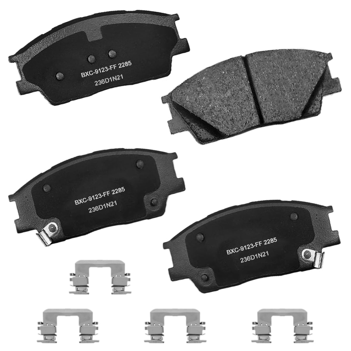 Bendix Premium SBC436A Ceramic Front Brake Pads for Toyota 4Runner 2002-2001, Hilux 2004, Tacoma 1998-1995 Jansha Store