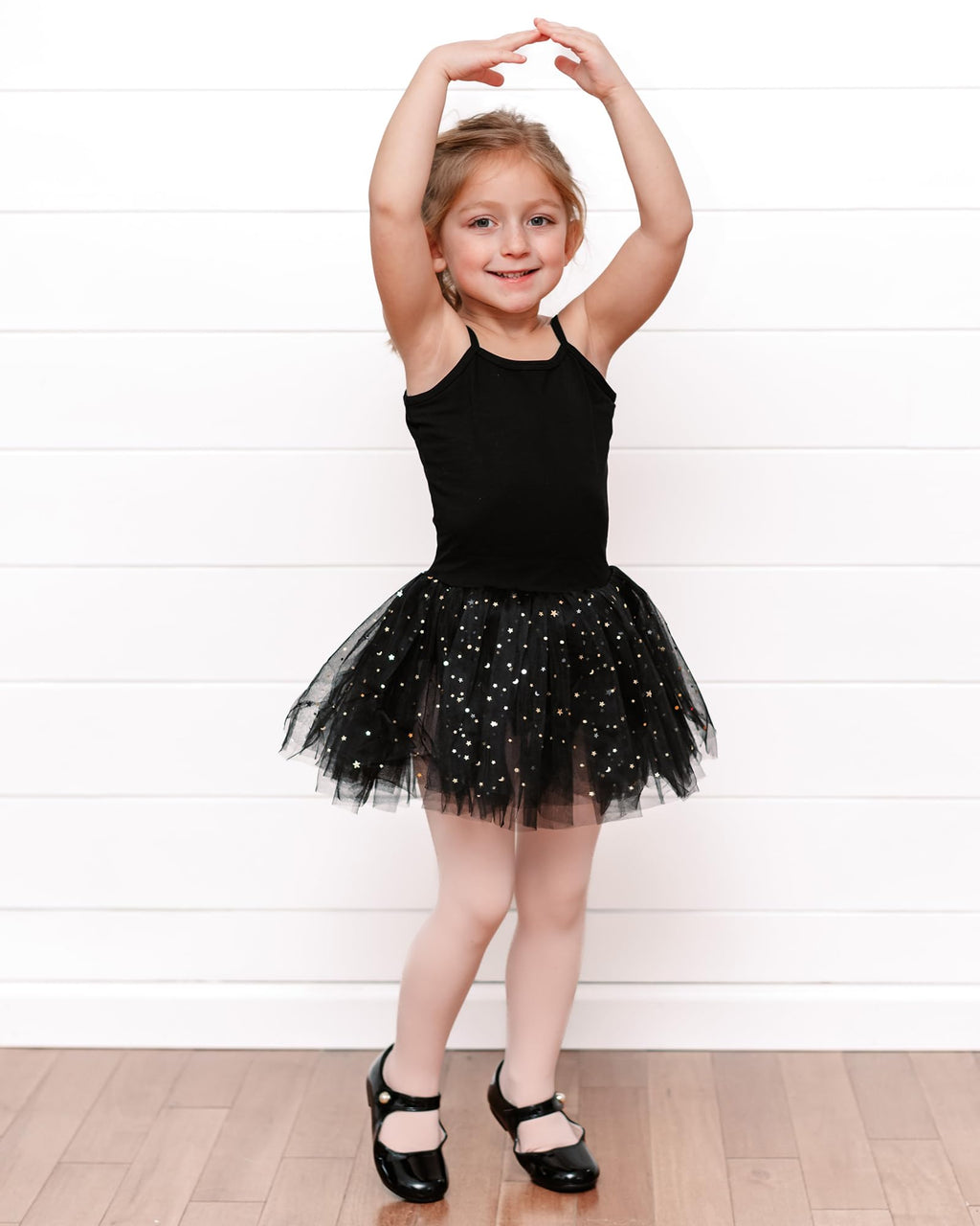 Stelle Girls' Footed Ballet Tights for Dance Class Toddler Kids 2T-15Y Jansha Store