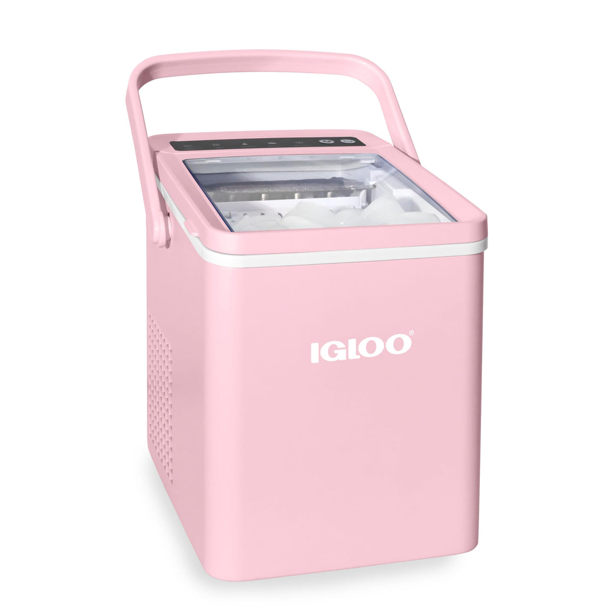 Igloo Portable Ice Maker with Scoop - Ice Maker with LED Control Panel & 1.5 Quart Water Tank - Stainless Ice Cube Maker Produces 26 Lbs. of Ice in 24 Hours with 9 Large or Small Cubes in 7 Minutes Jansha Store