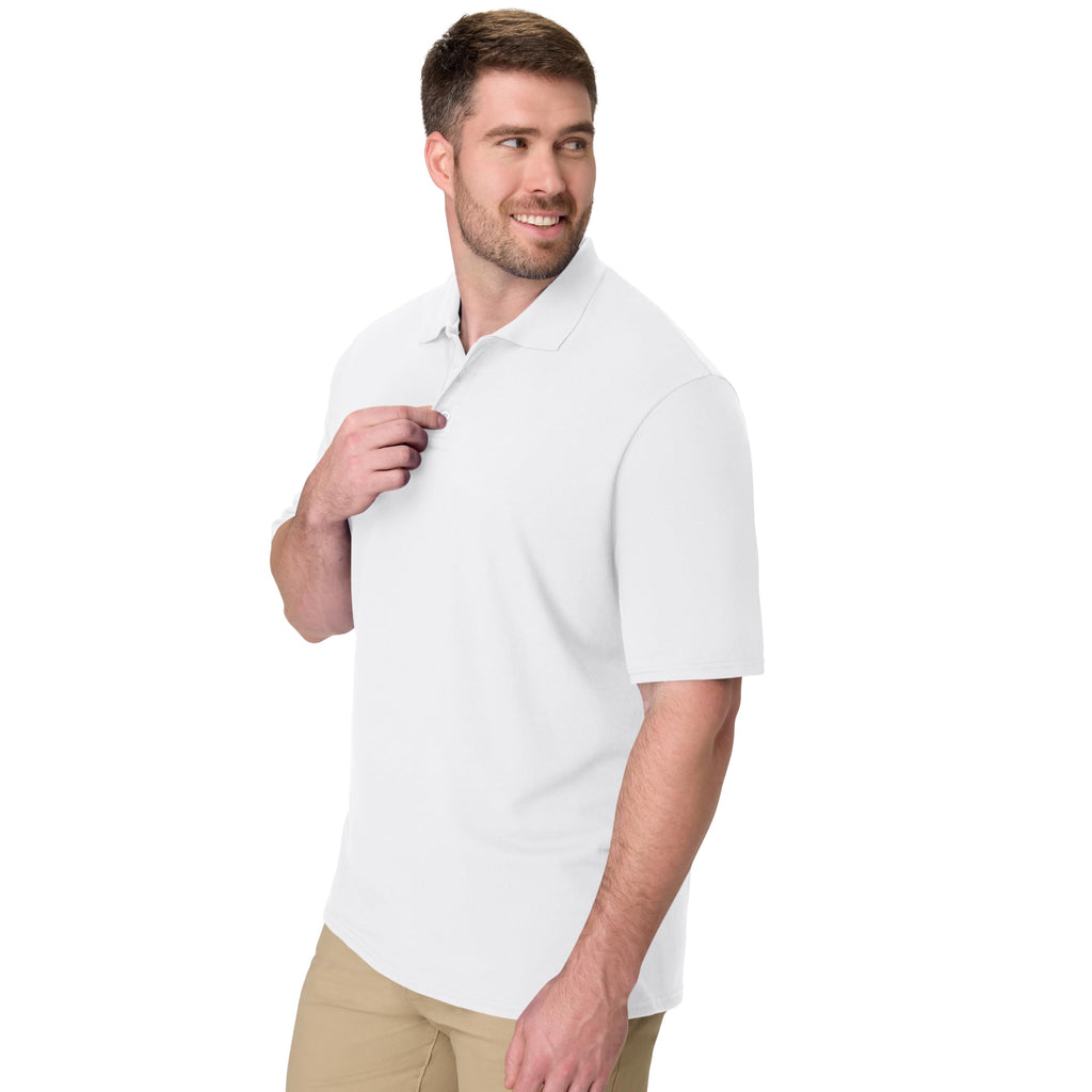 Hanes Men’s X-Temp Short Sleeve Polo Shirt, Midweight Men's Shirt Jansha Store