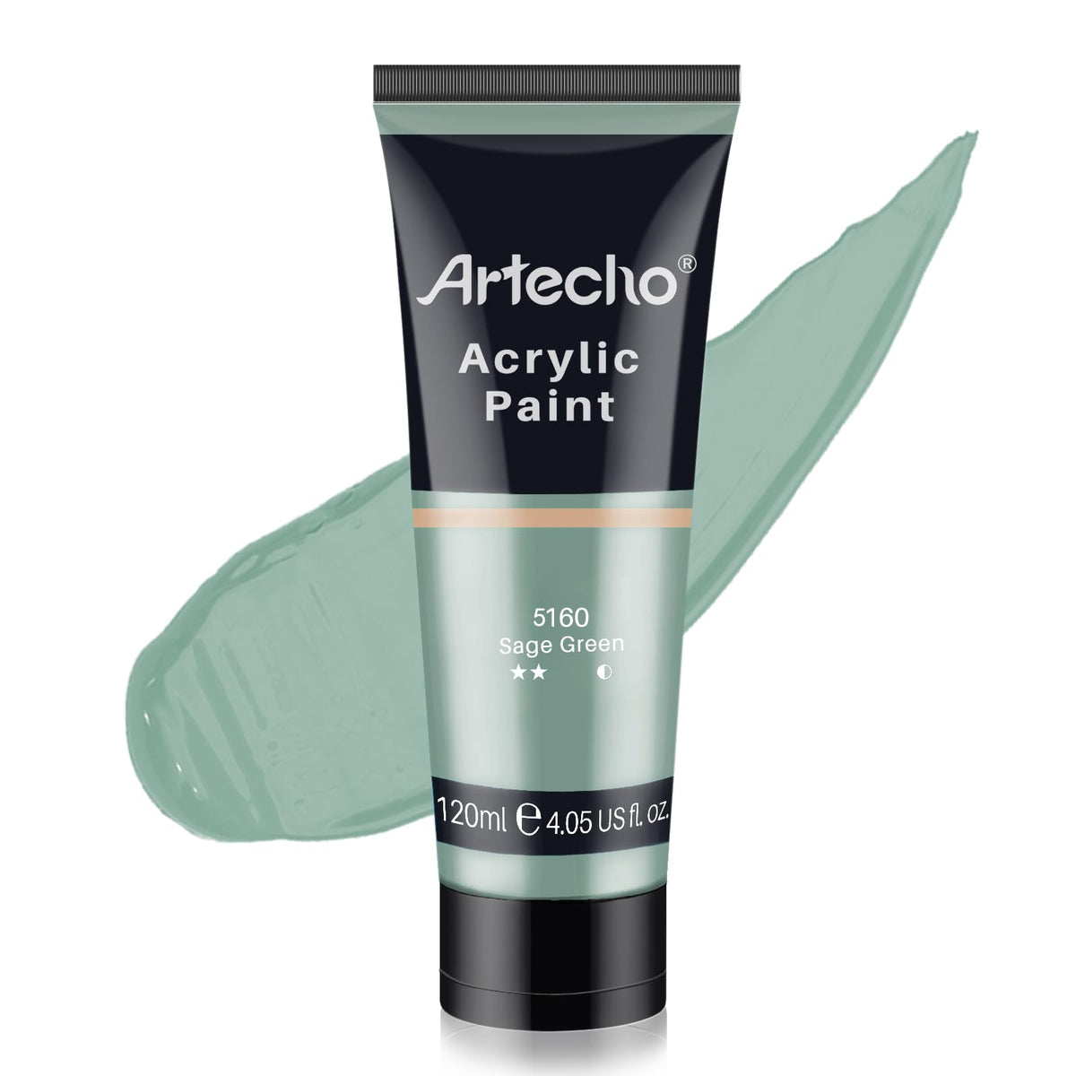 Artecho White Acrylic Paint, Titanium White Paint (120ml / 4.05oz) Tubes, Art Craft Paints for Canvas Painting, Rock, Stone, Wood, Fabric, Art Supplies Jansha Store