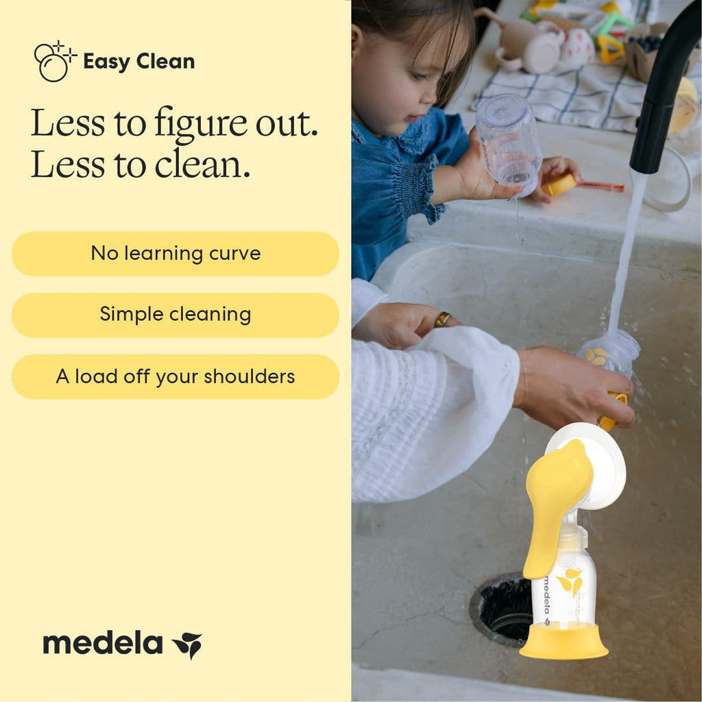 Medela Harmony Manual Breast Pump, On-the-Go, More Milk Output Jansha Store
