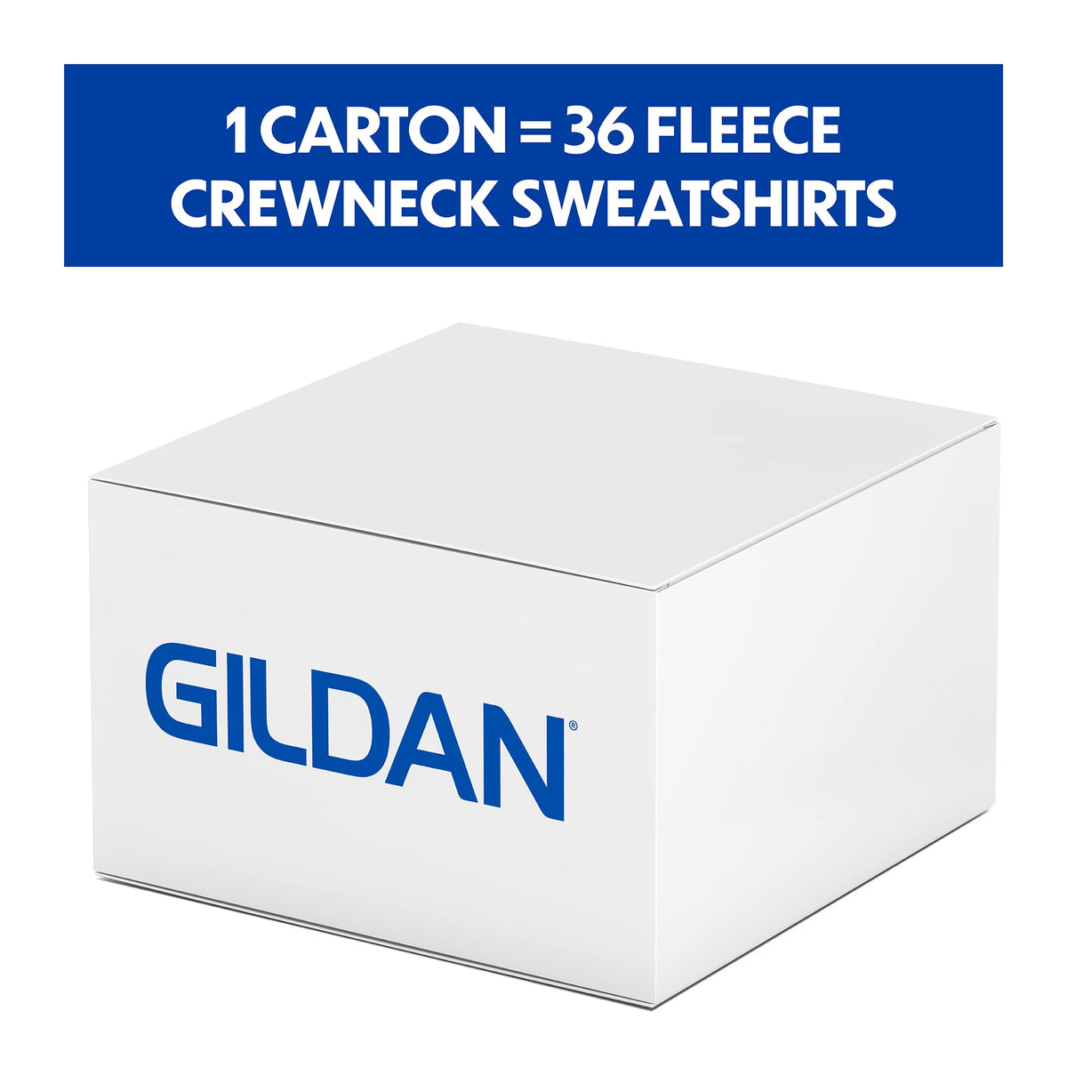 Gildan Unisex Adult Fleece Crewneck Sweatshirt, Style G18000, Multipack Jansha Store