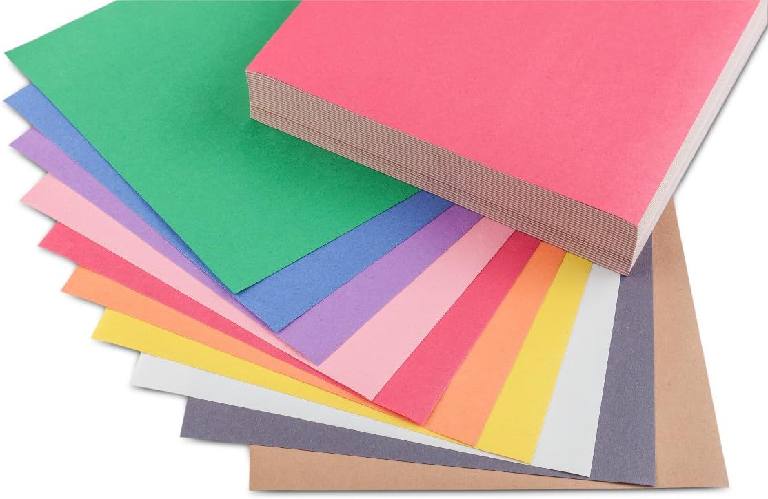 Crayola Construction Paper Bulk Pack (480 Sheets) – 10 Assorted Colors, 9x12, Teacher School Supplies & Classroom Must Haves, Card Making Craft Supplies, Art Paper Jansha Store