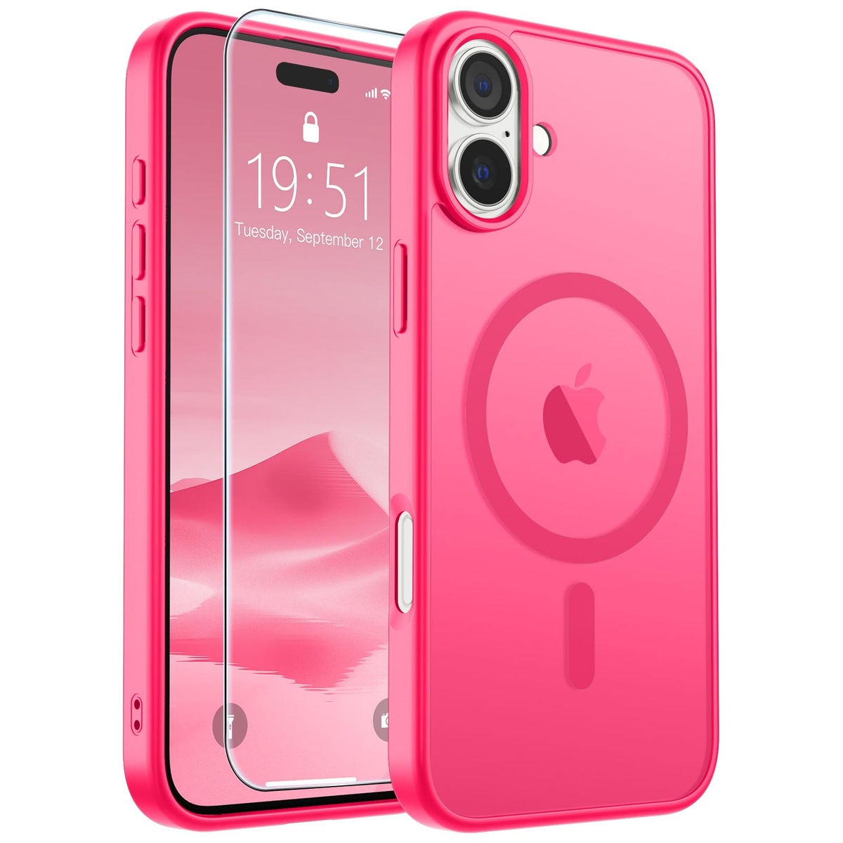 SUPFINE Magnetic for iPhone 12 Mini Case/iPhone 13 Mini Case Black Jansha Store