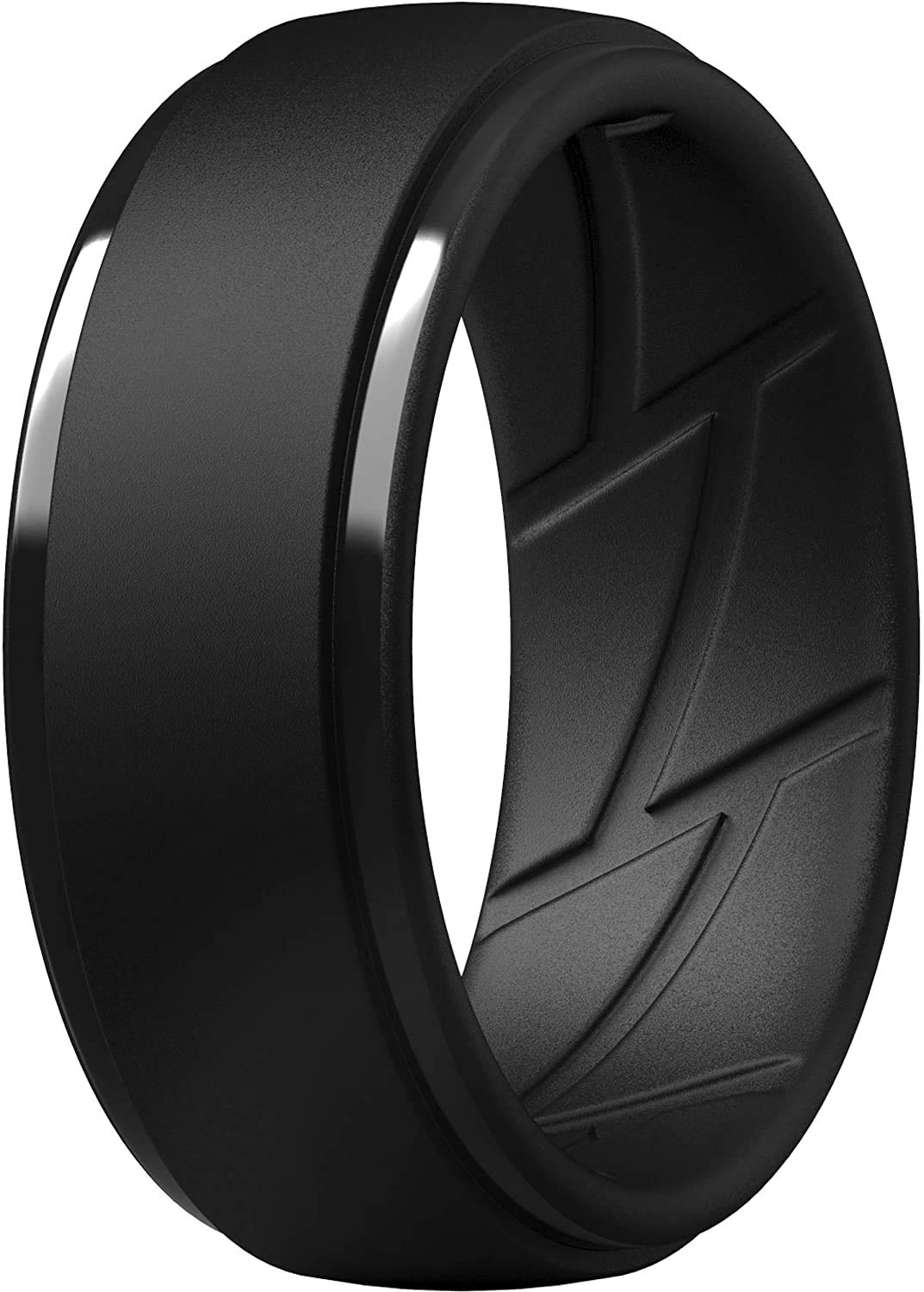 ThunderFit Men's Silicone Rings, Breathable Rubber Bands, 10mm Wide Jansha Store