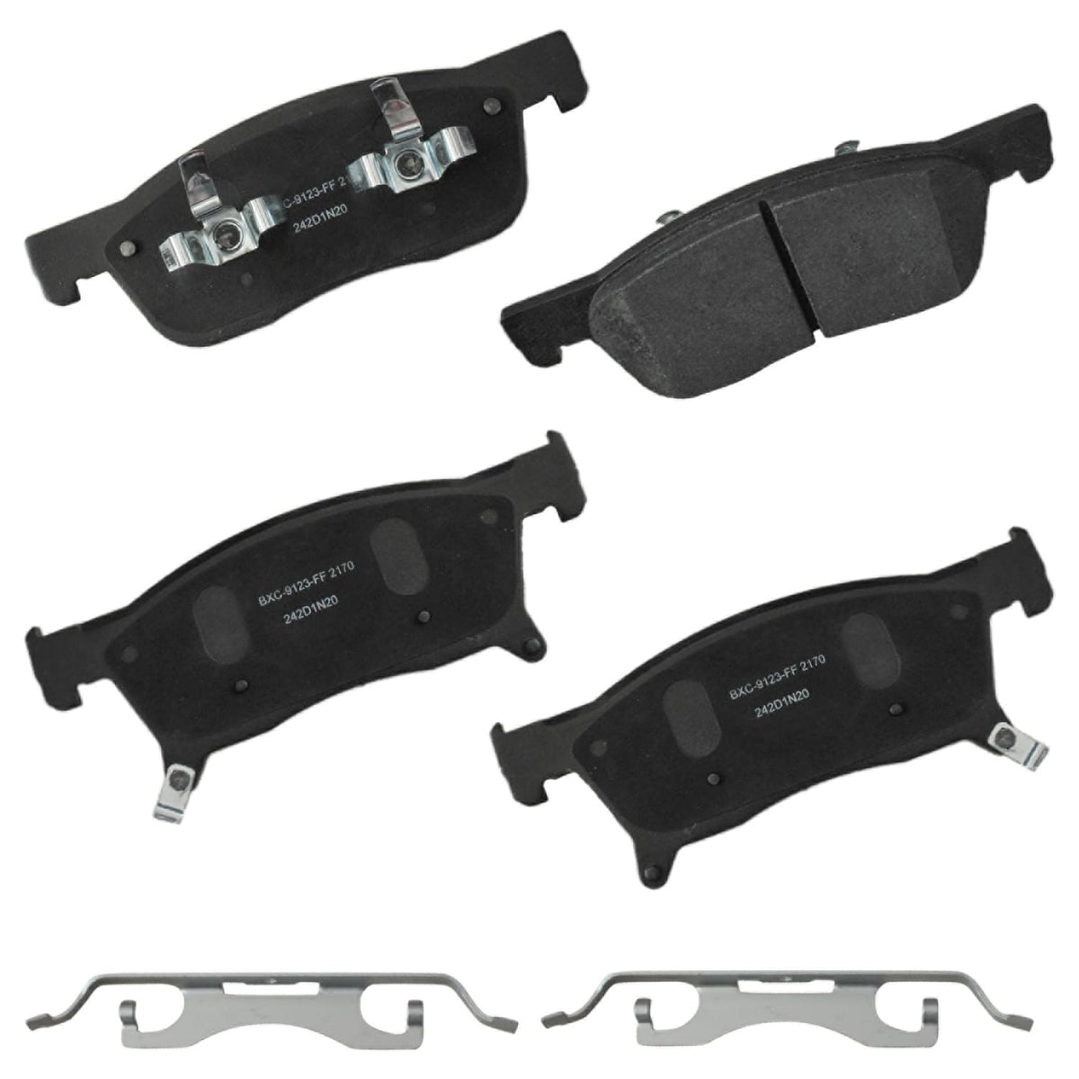 Bendix Premium SBC436A Ceramic Front Brake Pads for Toyota 4Runner 2002-2001, Hilux 2004, Tacoma 1998-1995 Jansha Store