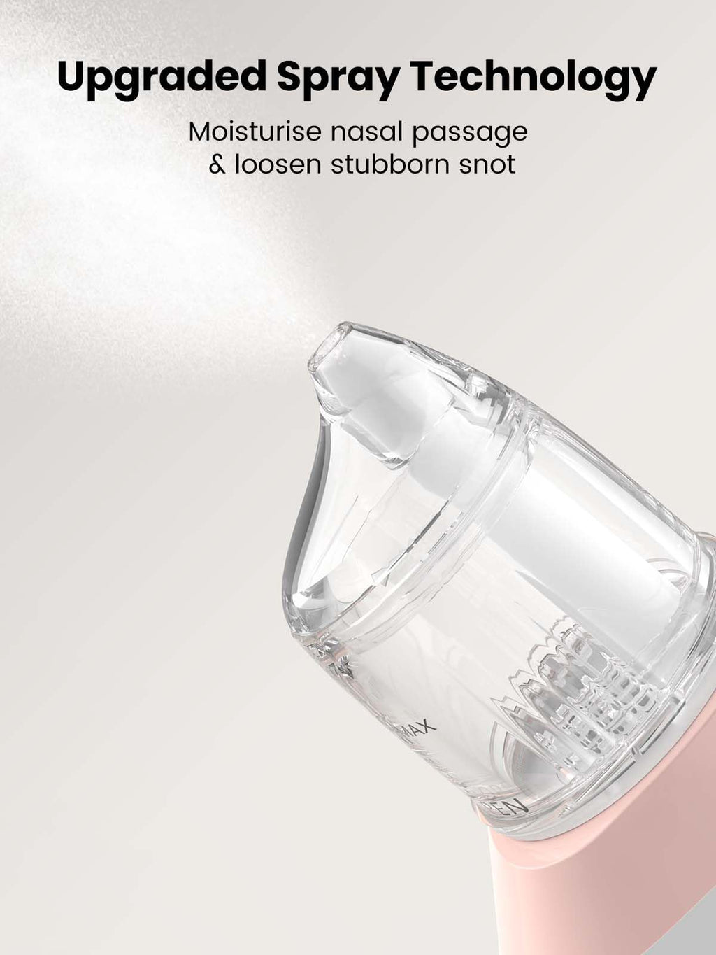 GROWNSY Baby Nasal Aspirator, Electric Nose Sucker, Powerful Suction,Grey Jansha Store