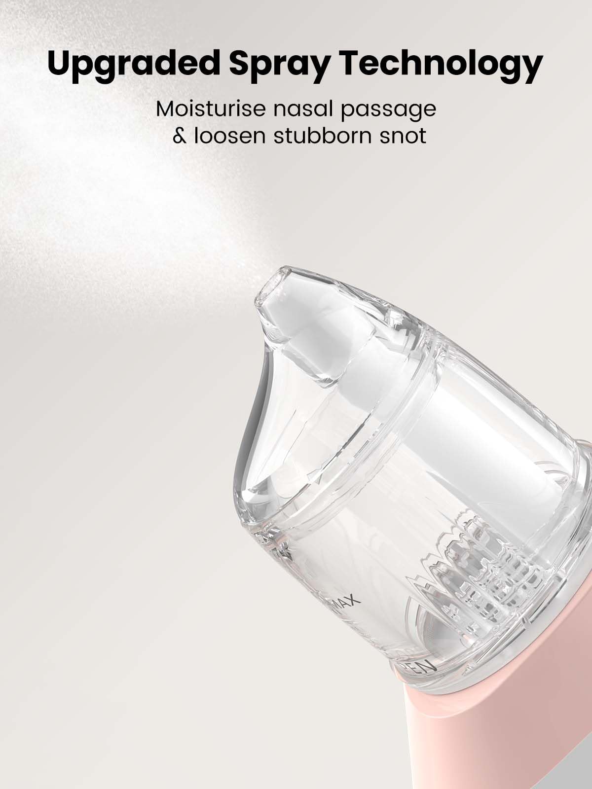 GROWNSY Baby Nasal Aspirator, Electric Nose Sucker, Powerful Suction,Grey Jansha Store