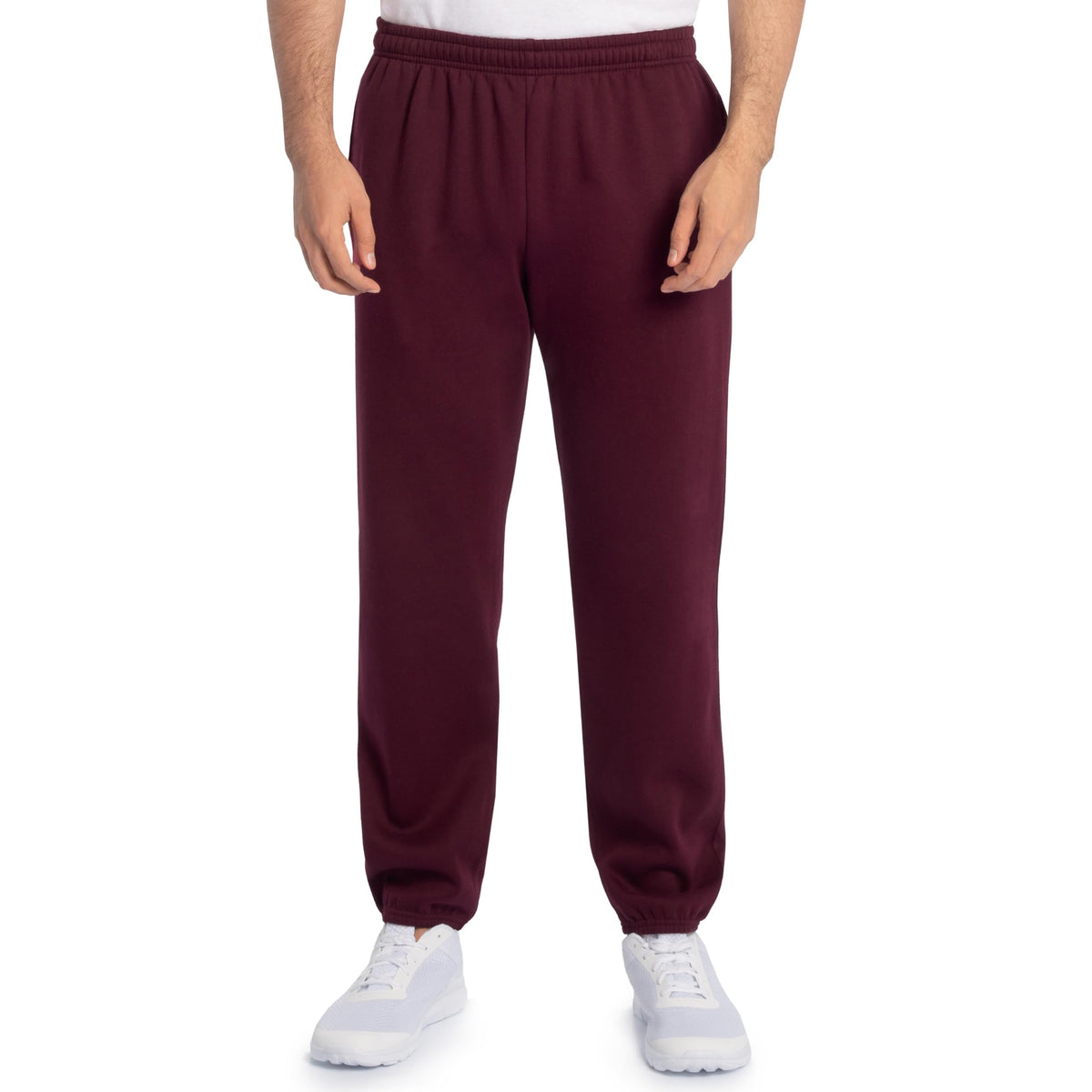 Fruit of the Loom Eversoft Fleece Elastic Bottom Sweatpants with Pockets, Relaxed Fit, Moisture Wicking, Breathable Jansha Store
