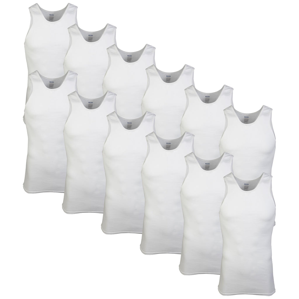 Gildan Men's A-Shirts Tanks Multipack Jansha Store