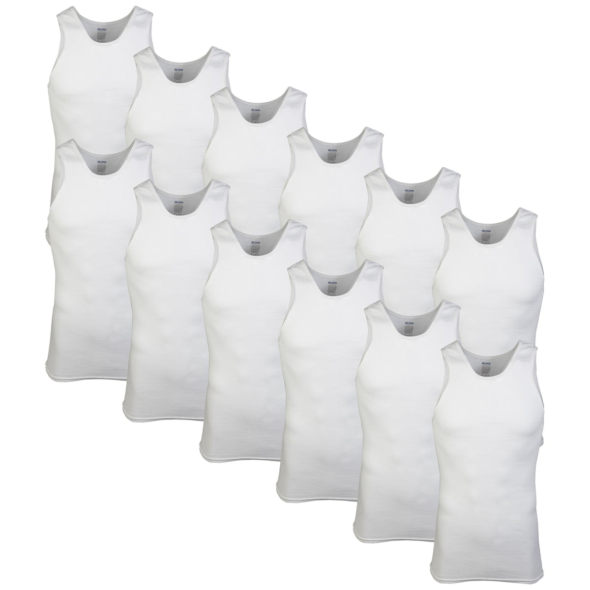 Gildan Men's A-Shirts Tanks Multipack Jansha Store