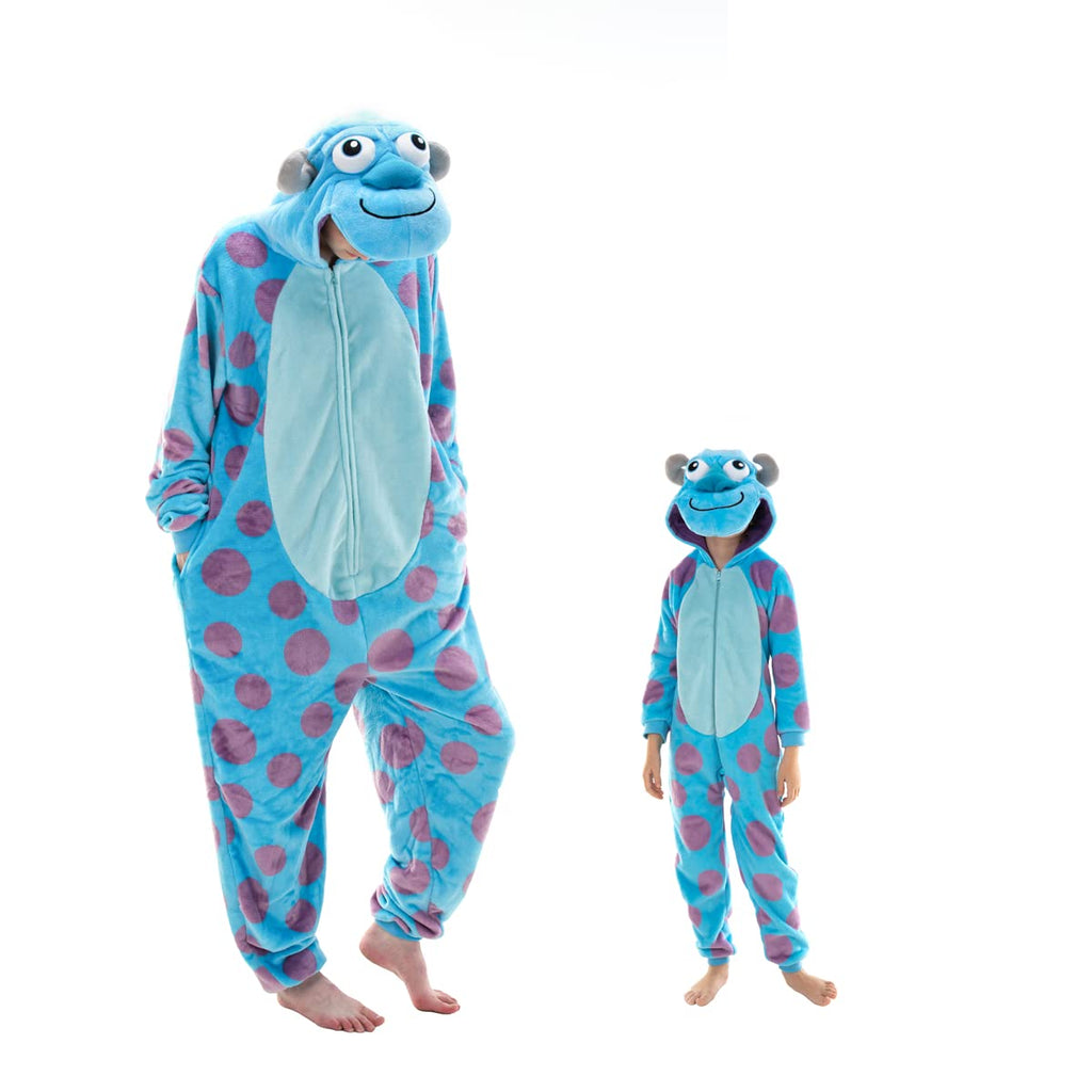 COSUSKET Snug Fit Unisex Adult Onesie Pajamas, Flannel Cosplay Animal One Piece Halloween Costume Sleepwear Homewear Jansha Store