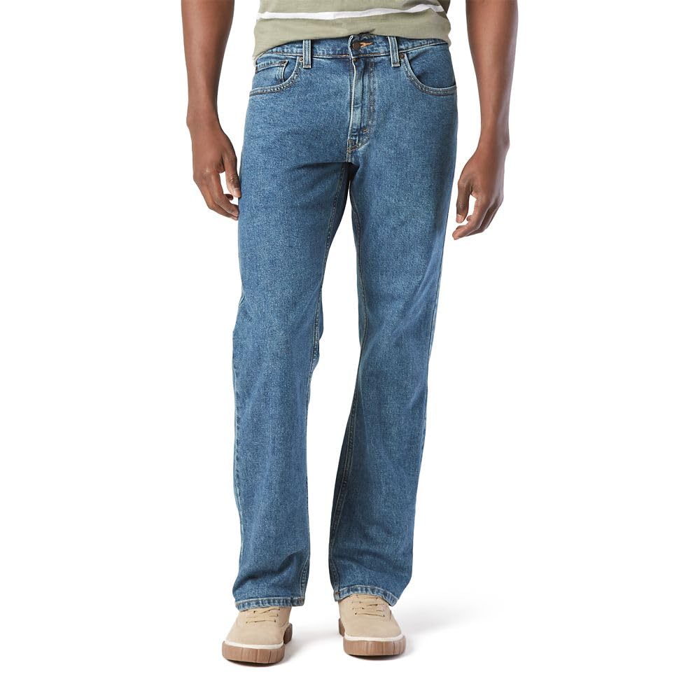 Levi Strauss Signature Gold Men's Relaxed Fit Flex Jeans Jansha Store