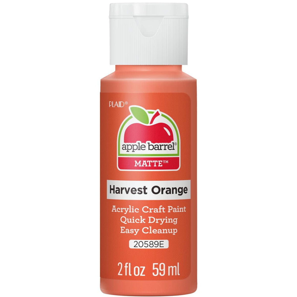 Apple Barrel Acrylic Paint in Assorted Colors (2 Ounce), 20503 White Jansha Store