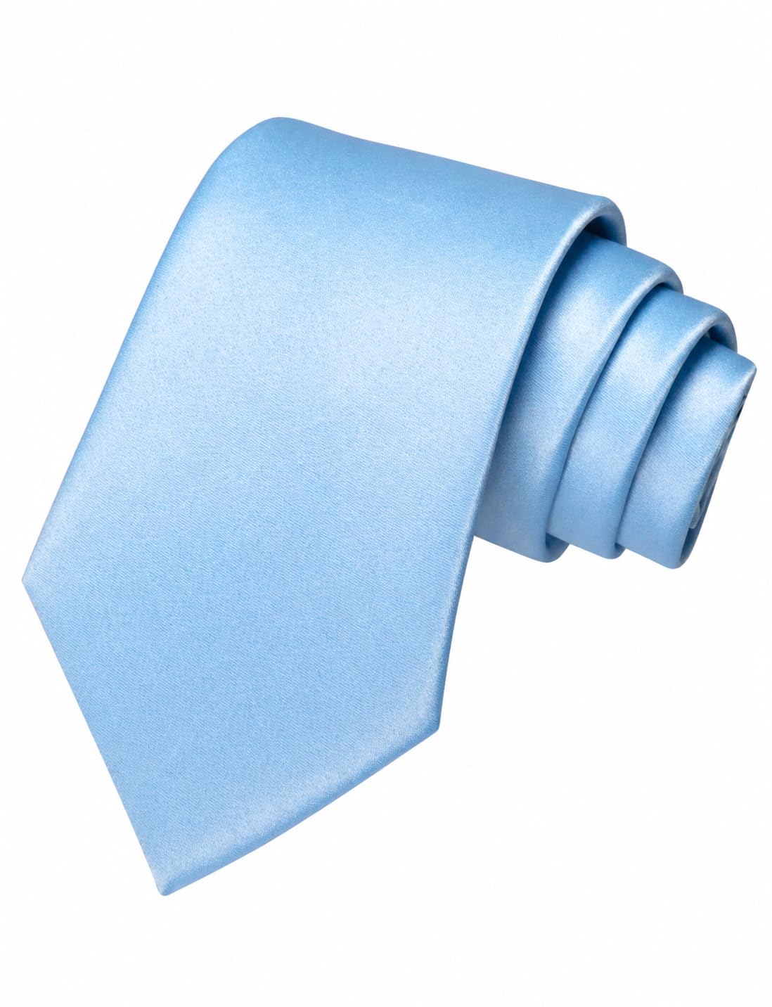JEMYGINS Solid Color Tie Mens Necktie for Business and Wedding Jansha Store