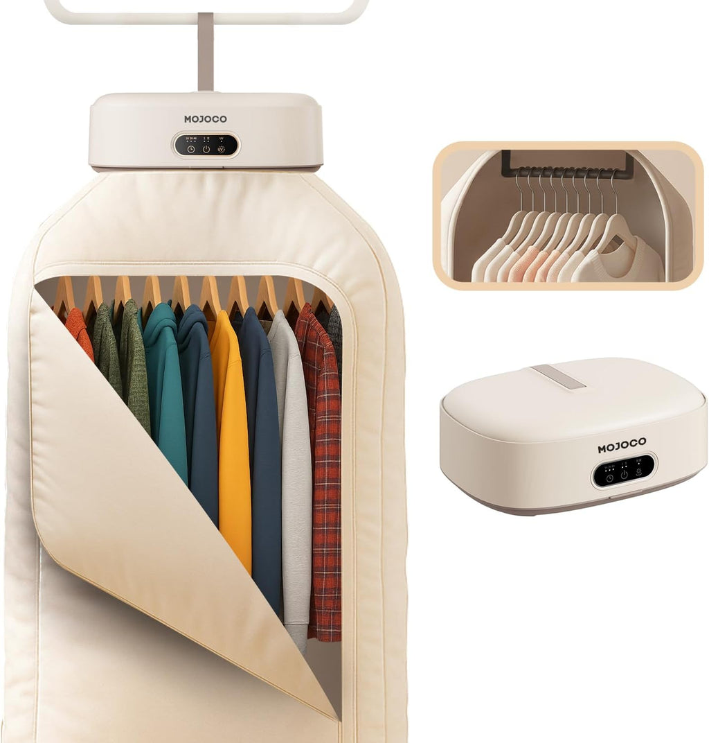 MOJOCO Portable Clothes Dryer - 600w Compact Dryer for Apartment, Travel Jansha Store