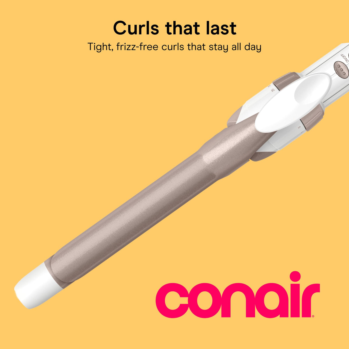 Conair Curling Iron, Double Ceramic, 1/2-in. Barrel, White/Rose Gold Jansha Store