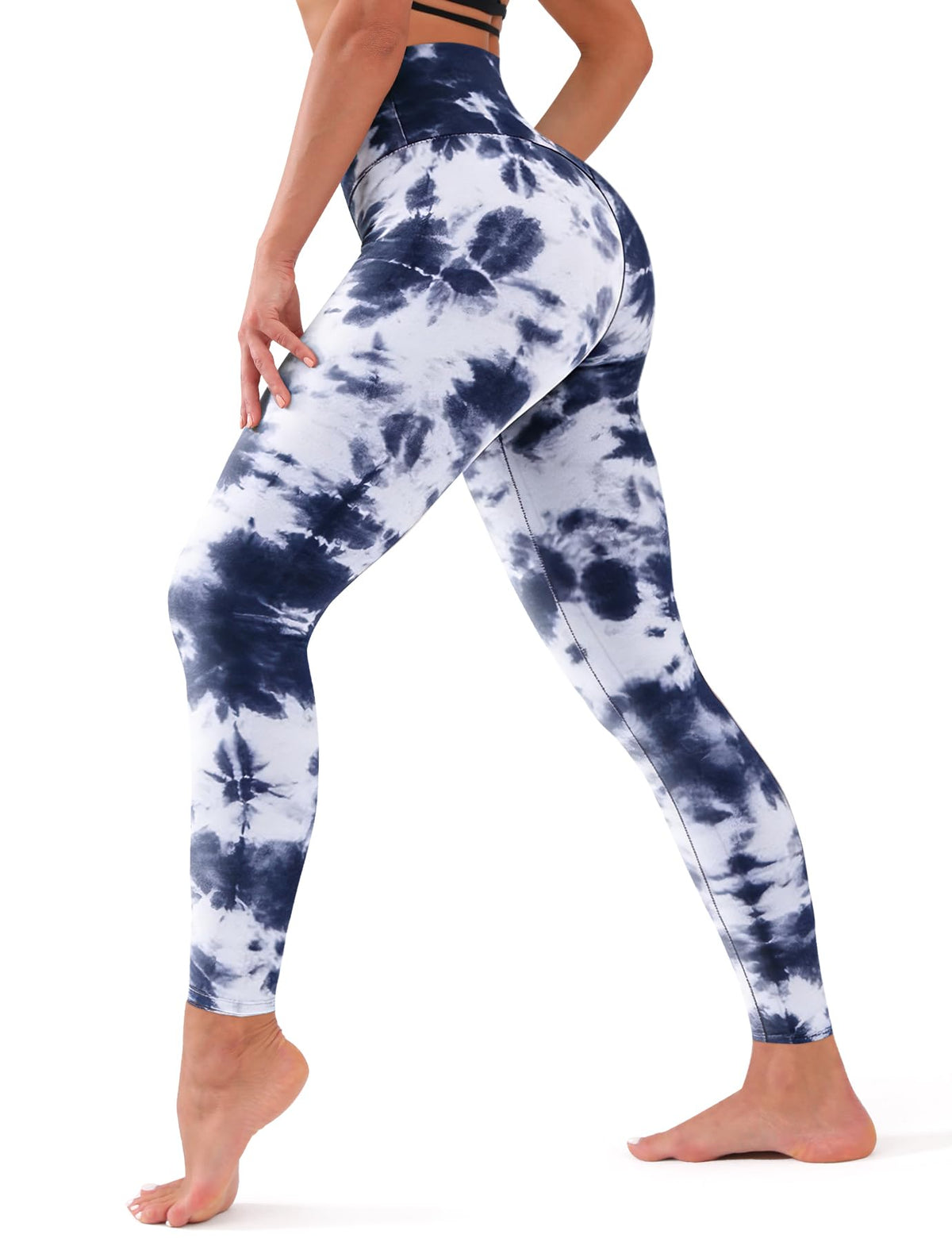 Bluemaple High Waisted Leggings for Women - Tummy Control Pants Non See Through Workout Soft Yoga Pants for Running Plus Size Jansha Store