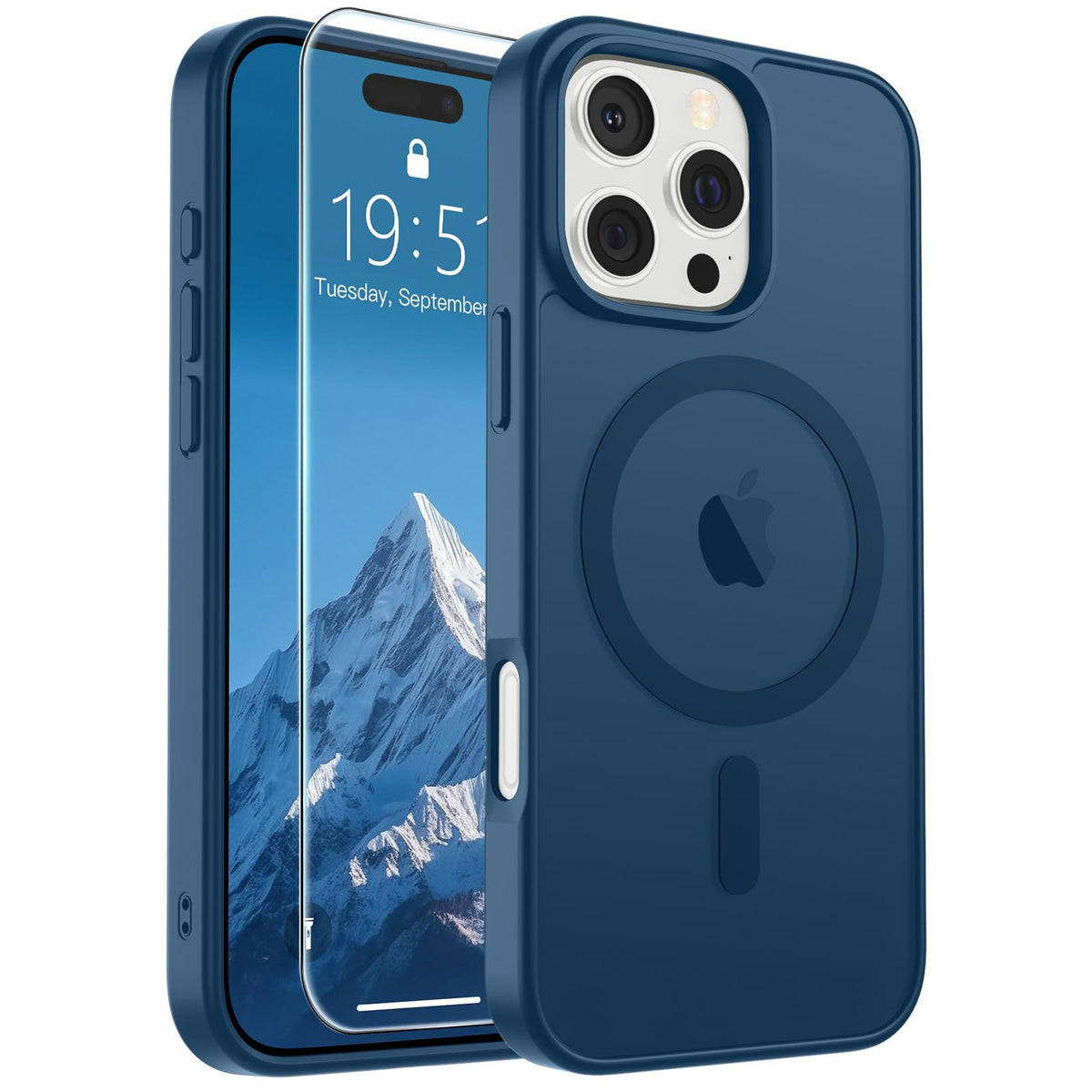 SUPFINE Magnetic for iPhone 12 Mini Case/iPhone 13 Mini Case Black Jansha Store