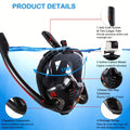 Full Face Snorkel Mask Set with Flippers TM