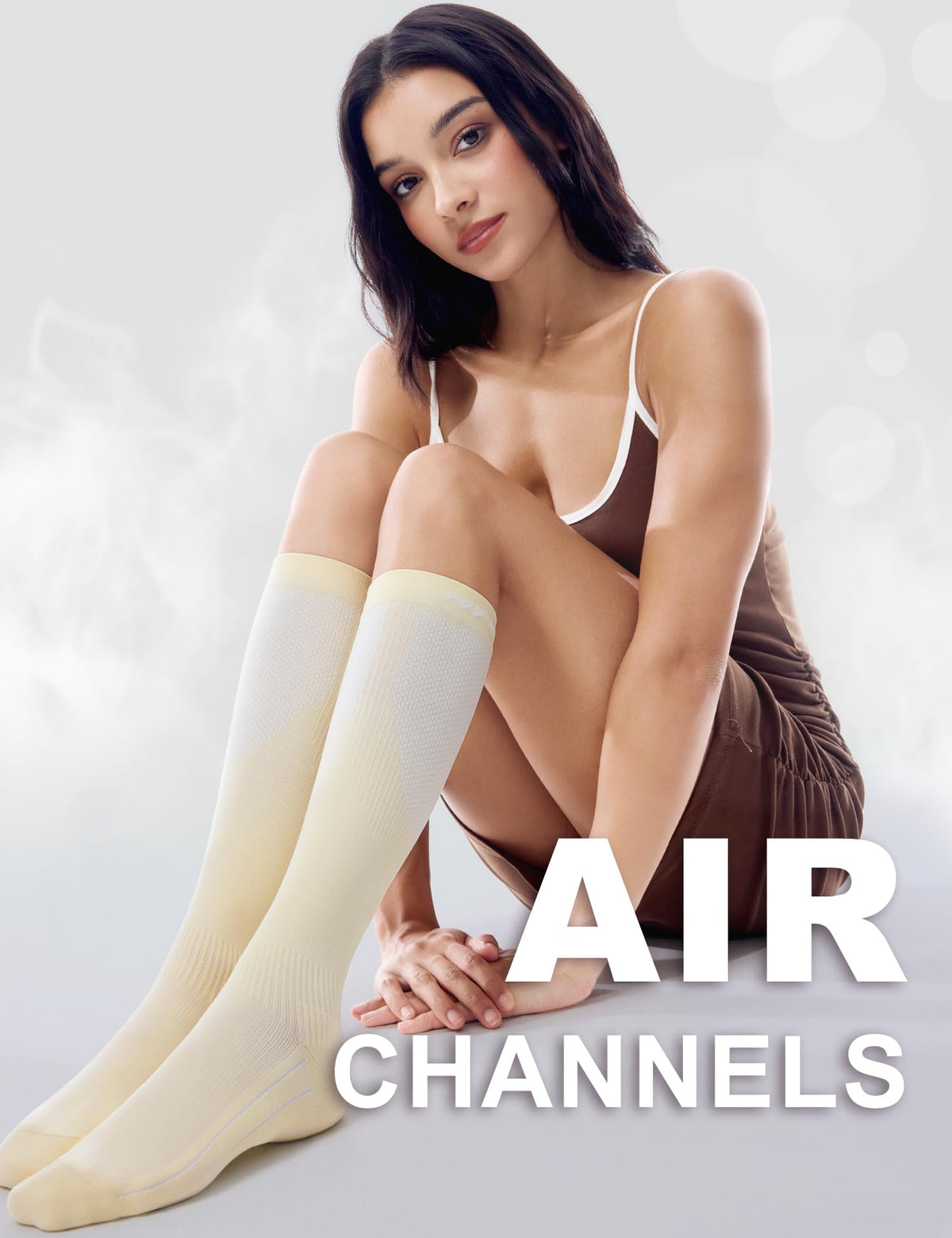 FITRELL 3 Pairs Compression Socks for Women and Men 20-30mmHg-Circulation Support Socks Jansha Store
