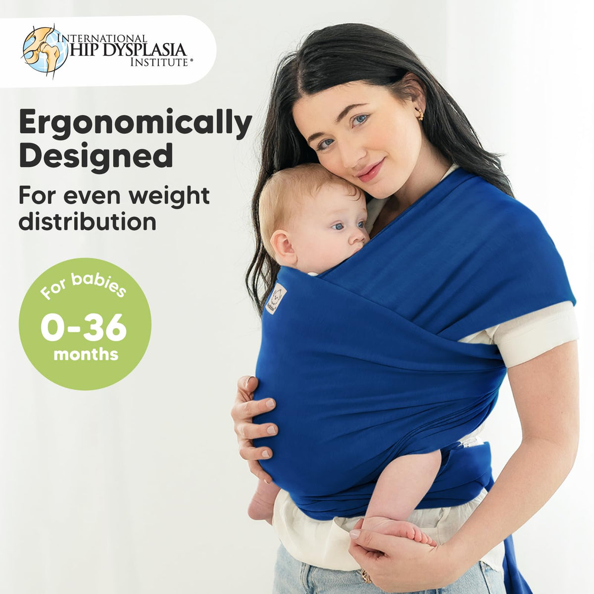 KeaBabies Baby Wrap Carrier, All in 1 Original Baby Carrier, Trendy Black Jansha Store