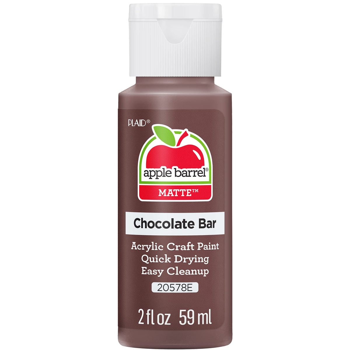 Apple Barrel Acrylic Paint in Assorted Colors (2 Ounce), 20503 White Jansha Store