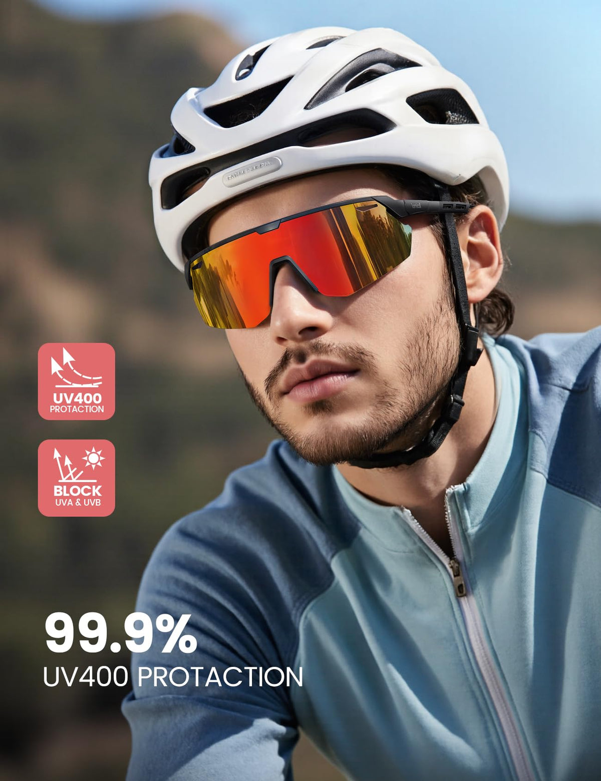 Lamicall 24g Polarized Sports Sunglasses for Men Women - UV400 Protection Sun Glasses for Baseball Running Cycling Fishing Jansha Store
