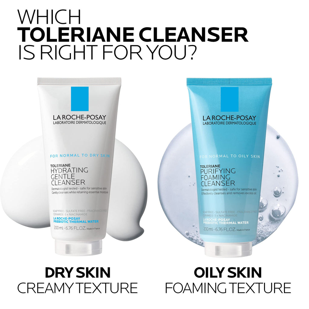La Roche-Posay Toleriane Hydrating Gentle Facial Cleanser, with Niacinamide Jansha Store