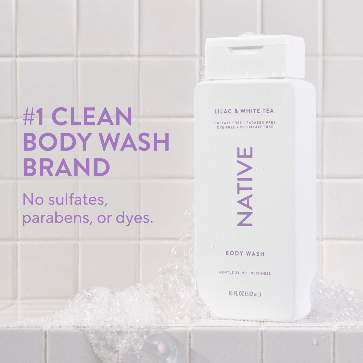 Native Clean Body Wash for Women & Men, Eucalyptus & Mint, 18 fl oz Jansha Store