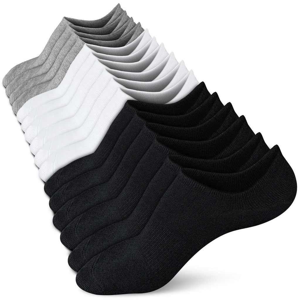 wernies No Show Socks Women Low Cut Ankle Socks Non Slip 4/8 Pairs Jansha Store