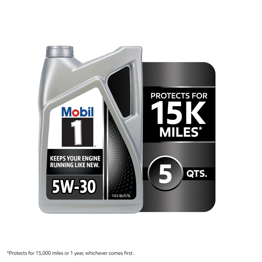 Mobil 1 Advanced Fuel Economy Full Synthetic Motor Oil 0W-20, 5 Quart Jansha Store