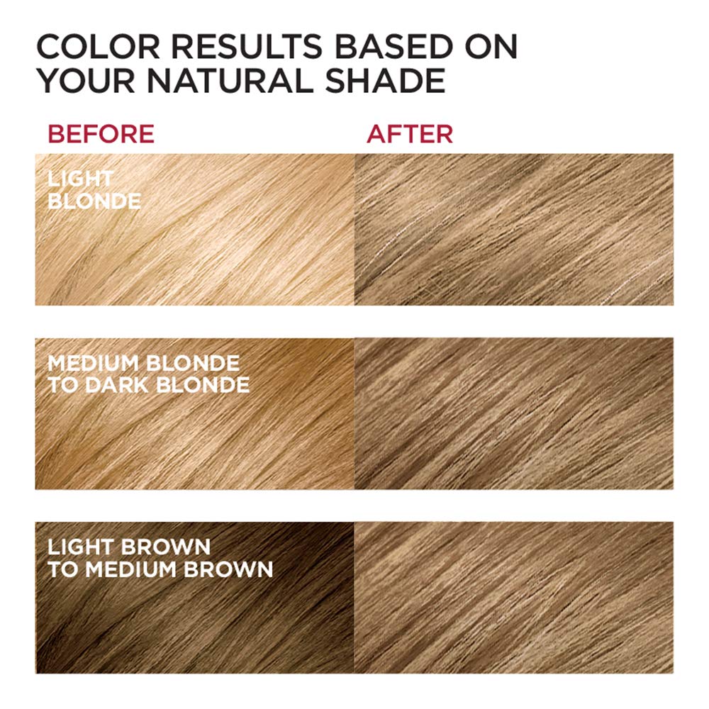 L'Oreal Paris Excellence Crème Permanent Hair Dye, Triple Care Hair Color with Hyaluronic Acid for 100% Gray Coverage, 4 Dark Brown, 1 Kit (Packaging May Vary) Jansha Store