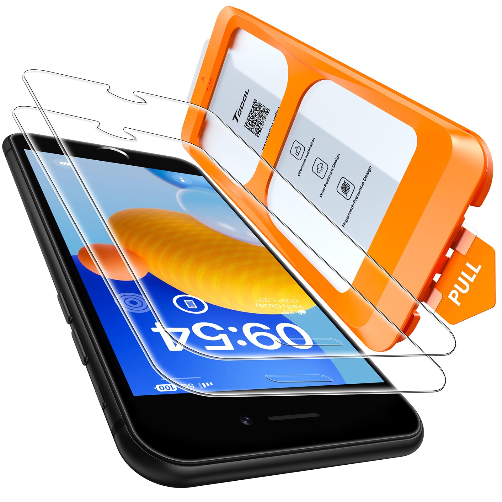 TOCOL for iPhone 17 Pro Max Screen Protector, Easy Installation Jansha Store