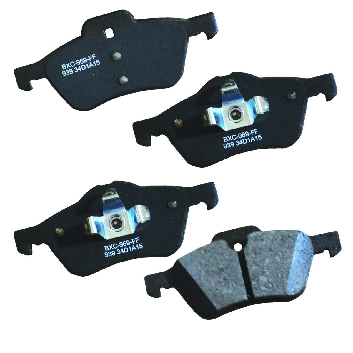 Bendix Premium SBC436A Ceramic Front Brake Pads for Toyota 4Runner 2002-2001, Hilux 2004, Tacoma 1998-1995 Jansha Store