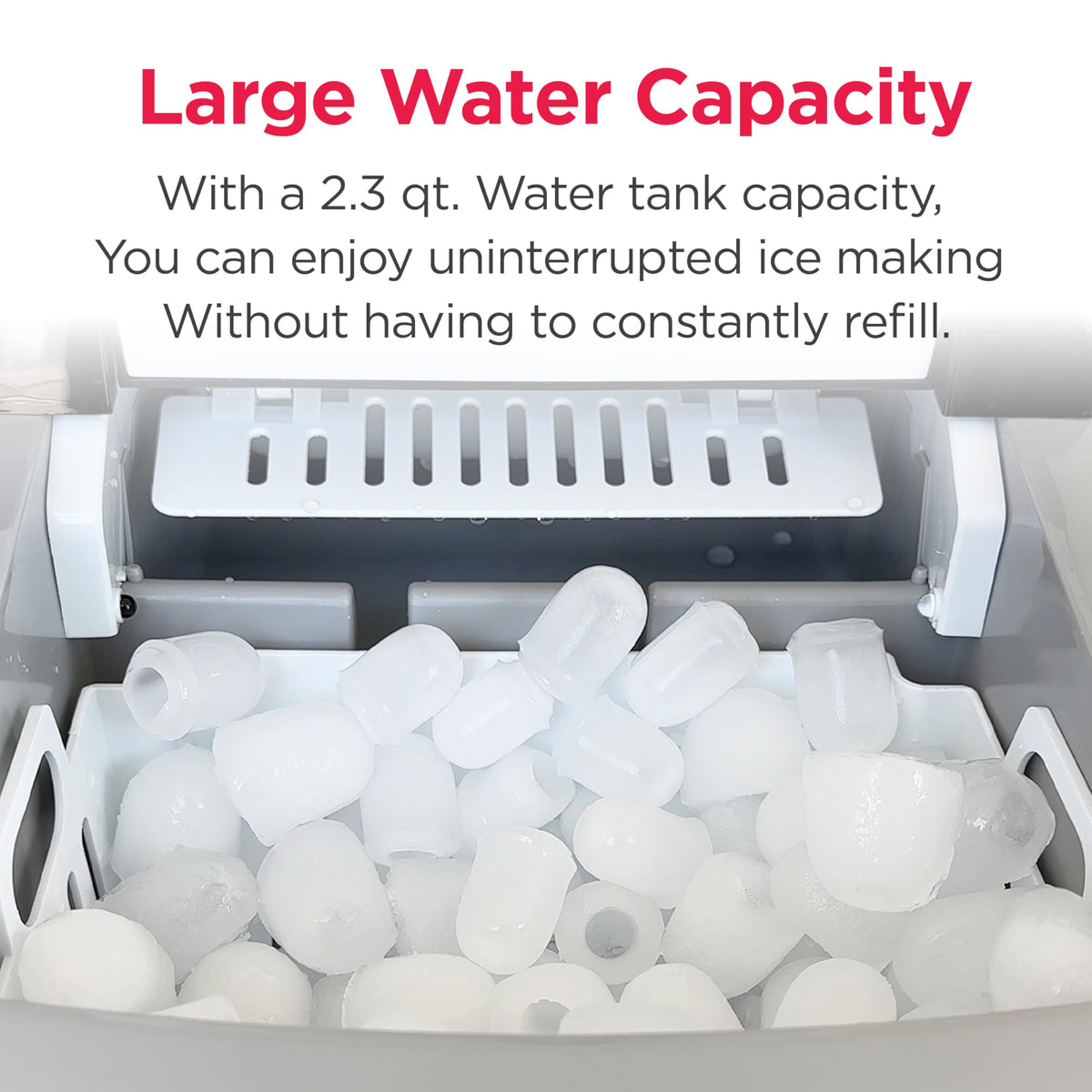 Frigidaire 26 Lbs per Day Portable Compact Maker, Ice Making Machine, Stainless, Medium Jansha Store