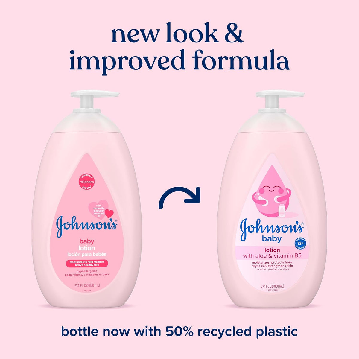 Johnson's Baby Lotion with Coconut Oil, 27.1 fl. oz Jansha Store
