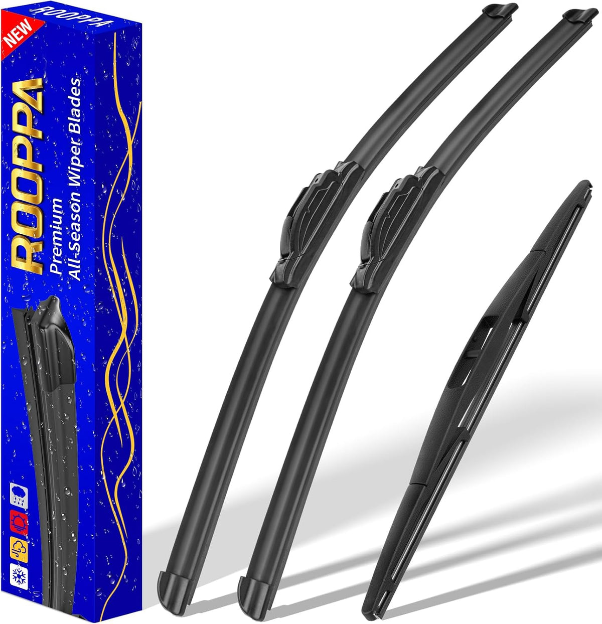 3 Wipers Fits Subaru Forester 2012-2018 Outback 2015-2019 Wiper Blades Jansha Store