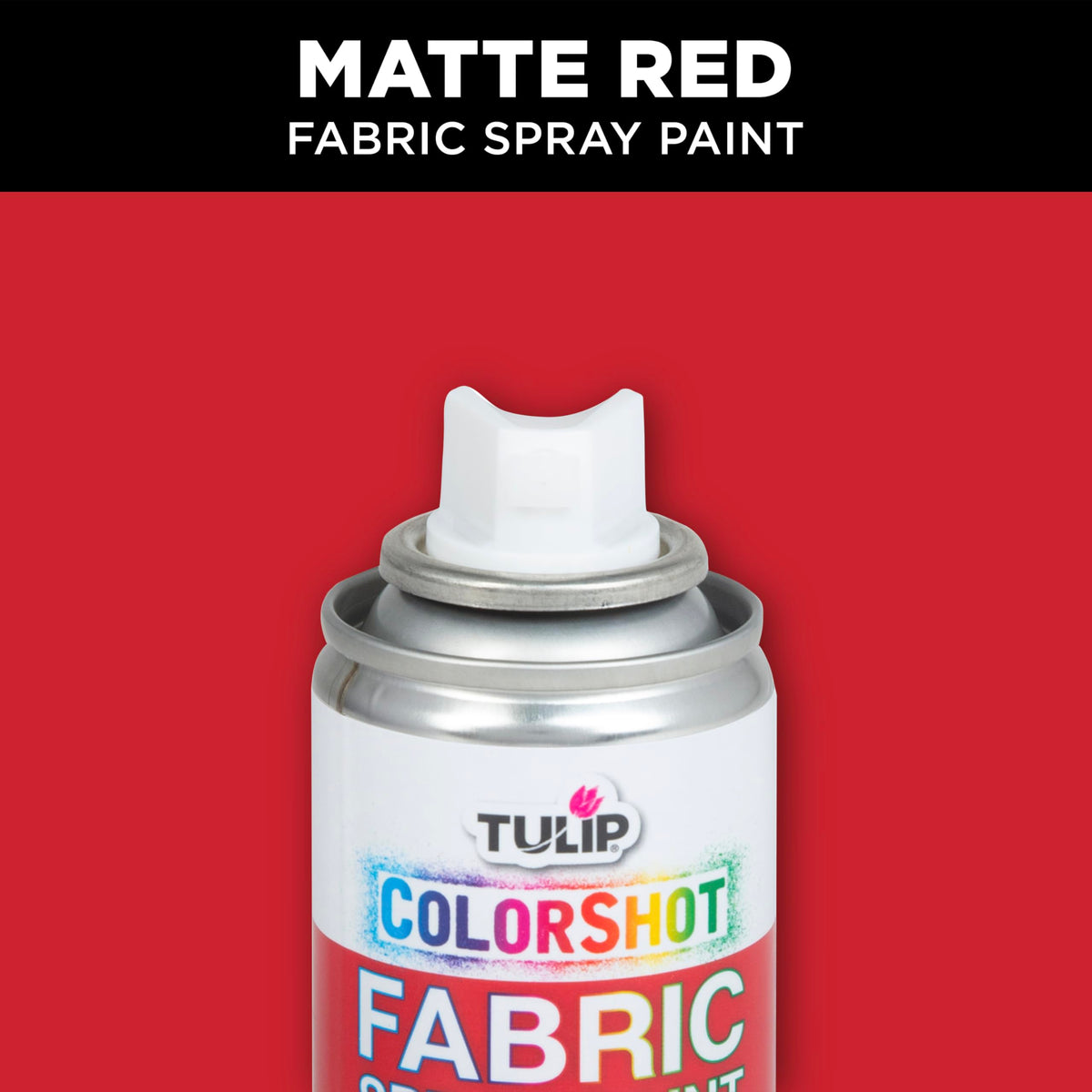 TULIP ColorShot Fabric Spray Paint, Black, 3 oz Jansha Store
