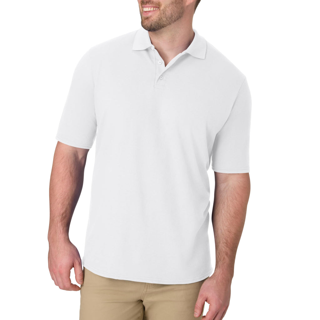 Hanes Men’s X-Temp Short Sleeve Polo Shirt, Midweight Men's Shirt Jansha Store