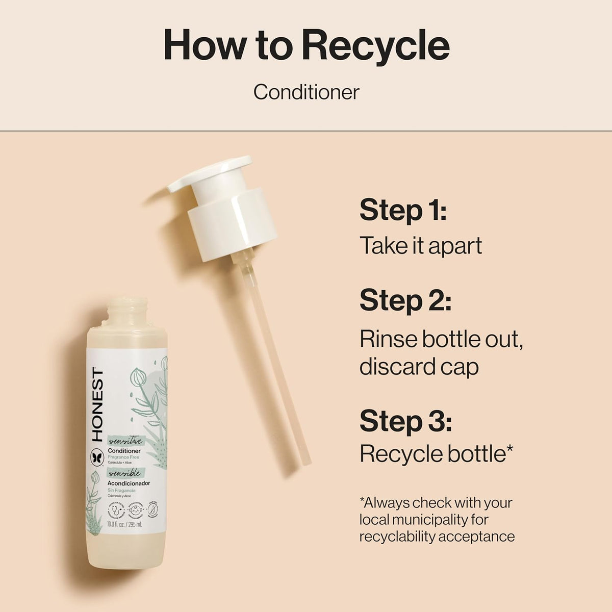 The Honest Company Conditioner, Hypoallergenic, Fragrance-Free, 10 fl oz Jansha Store