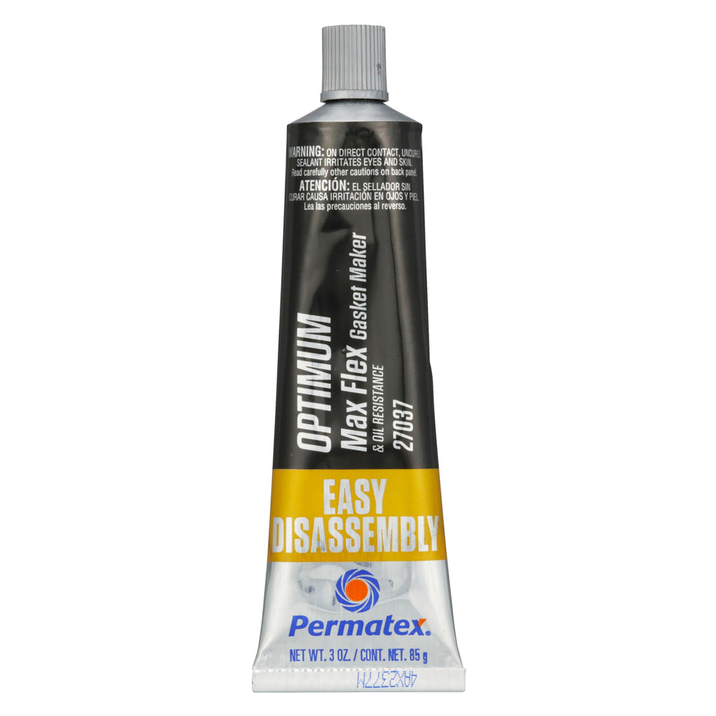 Permatex 82180 Ultra Black Maximum Oil Resistance RTV Silicone Gasket Maker, Sensor Safe and Non-Corrosive, for High Flex and Oil Resistant Applications 3 oz Jansha Store