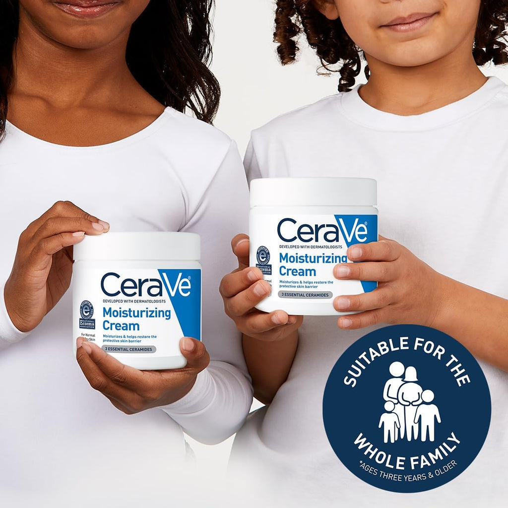 CeraVe Moisturizing Cream, Face & Body Moisturizer for Dry Skin, 19oz Jansha Store
